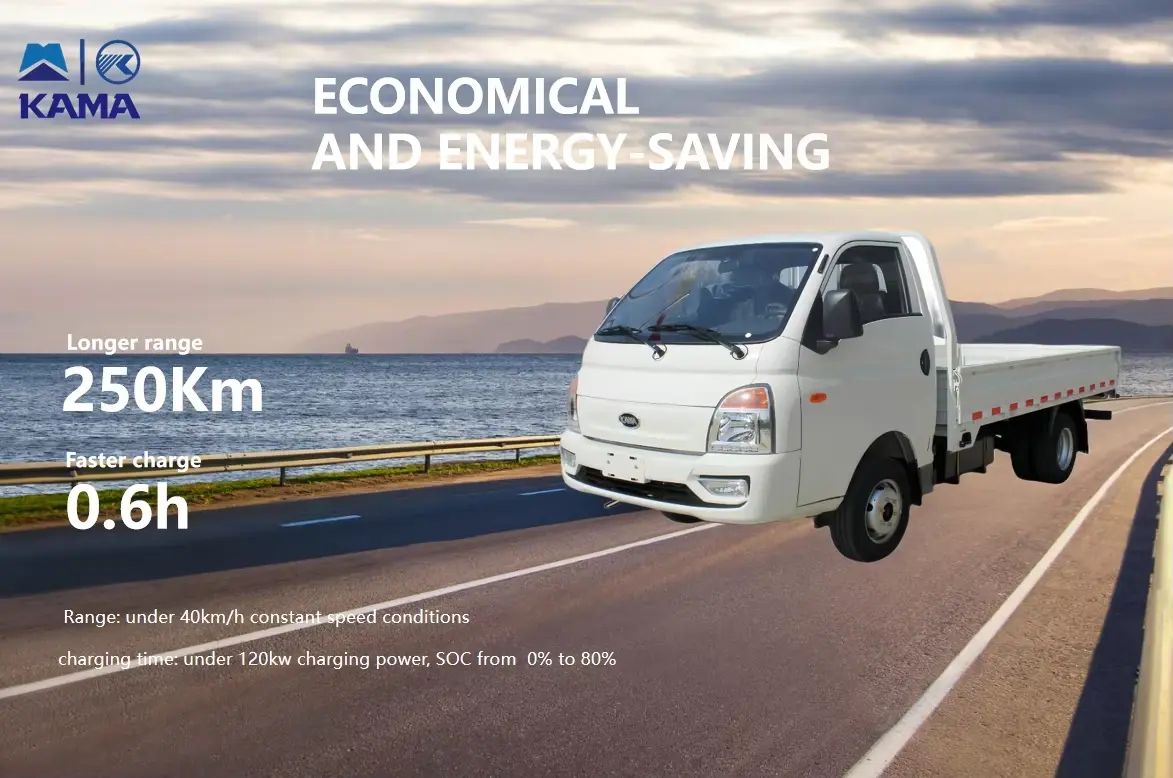 Affordable 2-Ton Long-Range Electric Cargo Van by KAMA