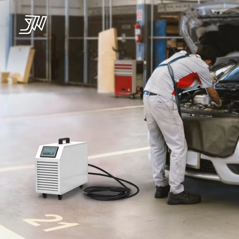 Home DC Fast EV Charger 7kW Portable Electric Car Charging Station CCS2 GBT Interface for Chinese Ve