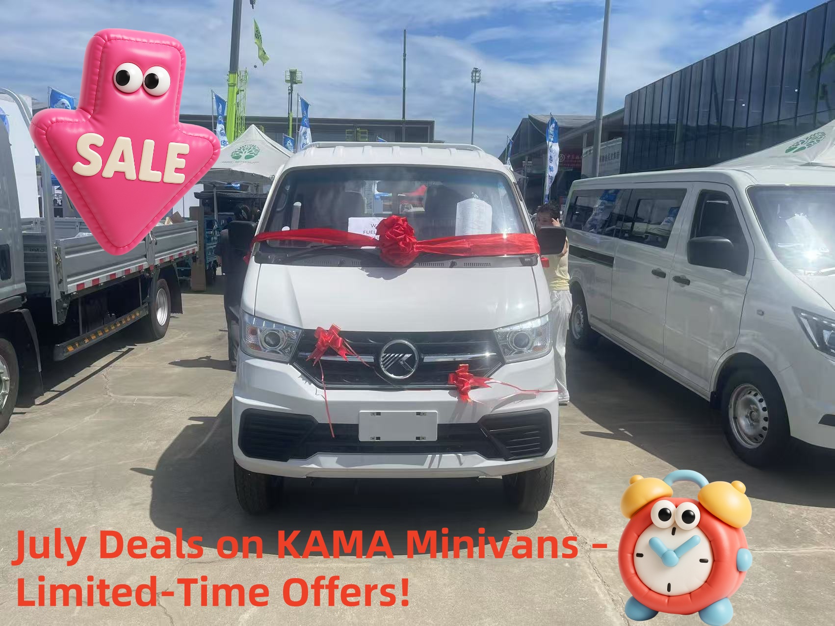 July Deals on KAMA Minivans – Limited-Time Offers! July Deals on KAMA Minivans – Limited-Time Offers!