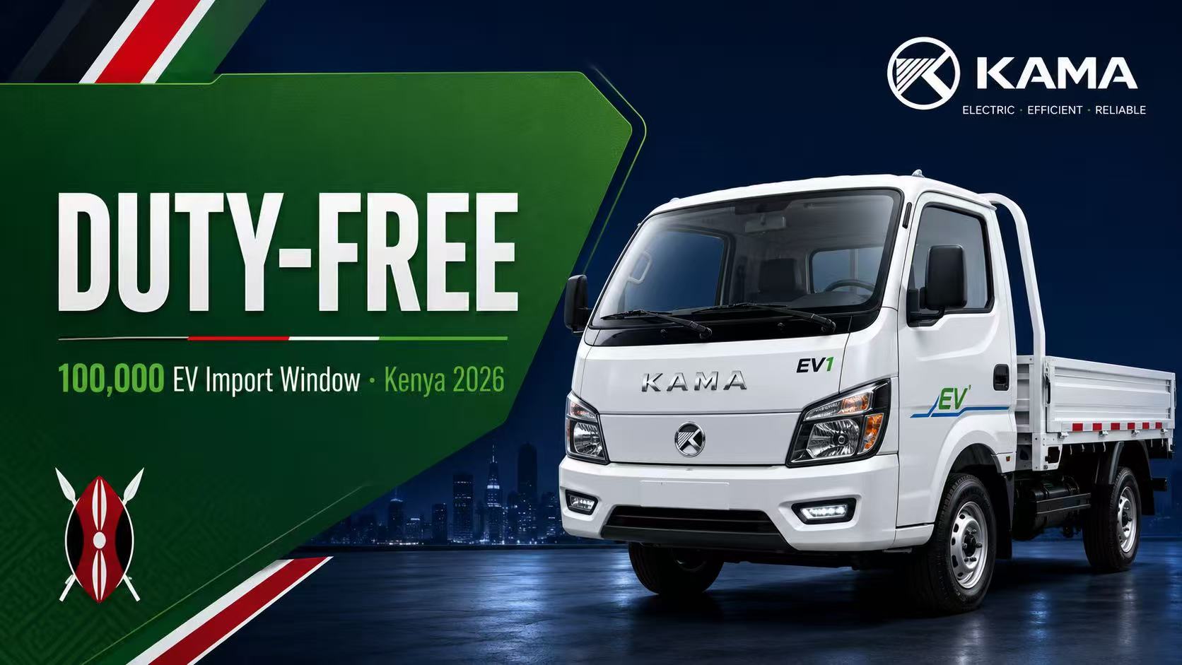 Kenya's 100,000 EV Duty-Free Policy: What Commercial Vehicle Distributors Need to Know (2026)