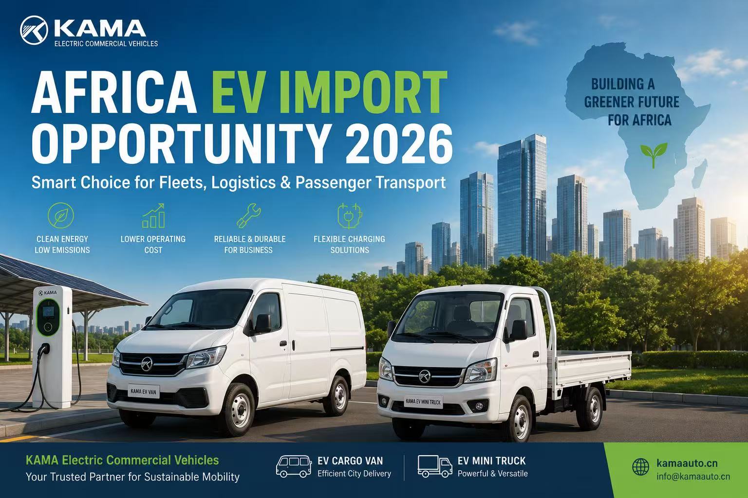 Africa’s EV Import Window Is Opening: Why Electric Commercial Vehicles Are Becoming a Smart Choice