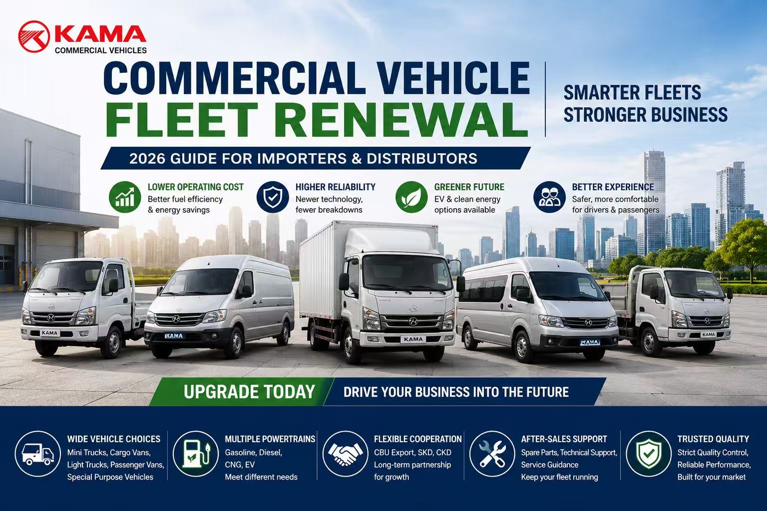 Commercial Vehicle Fleet Renewal in Emerging Markets: 2026 Guide for Importers and Distributors
